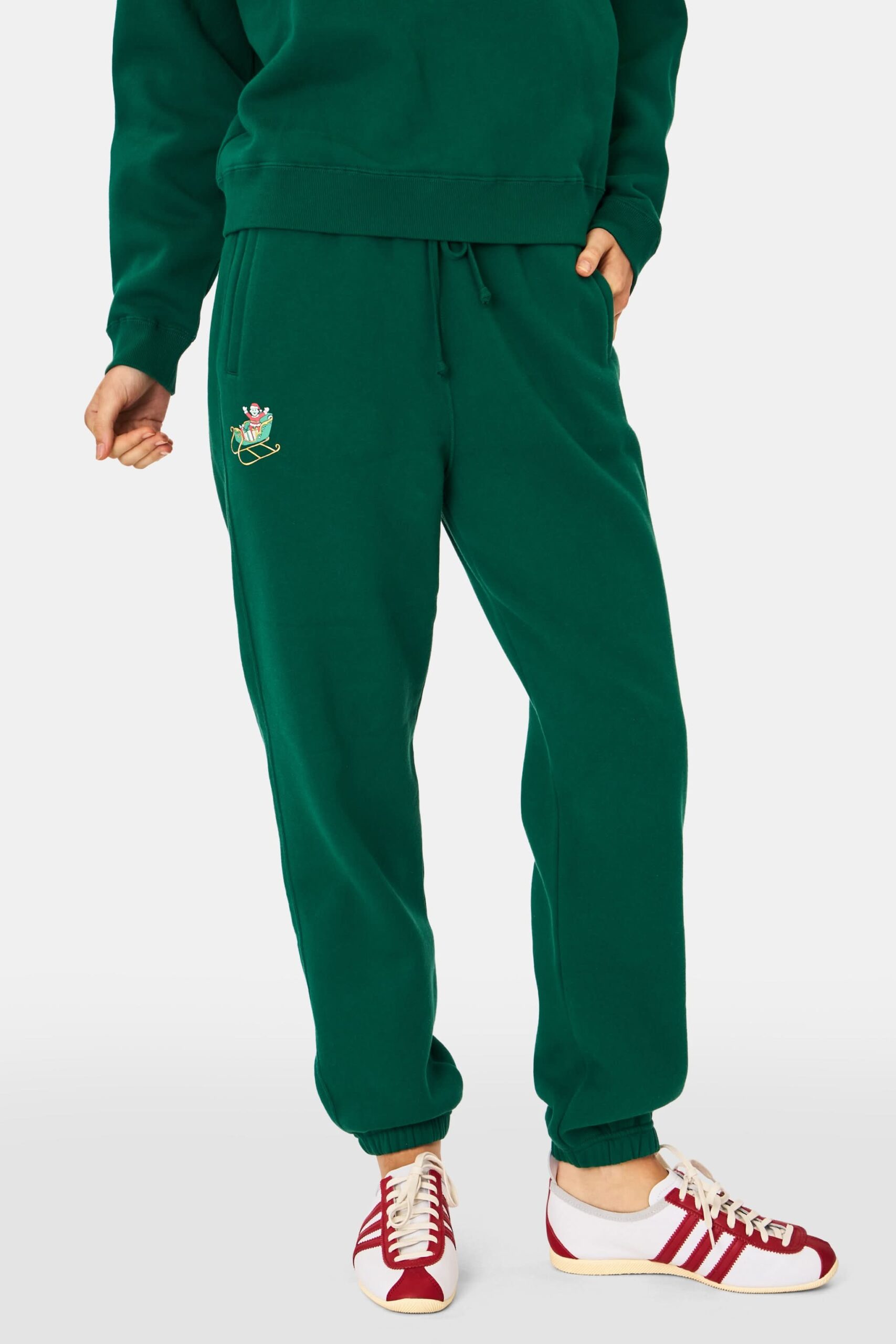 WOMENSSNOWVILLAGESWEATPANTSGREENROLLERRABBIT_036